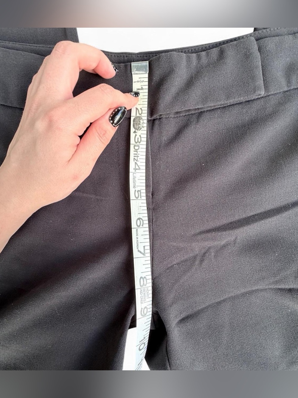 New York & Company Black Stretch Dress Pants - Size 8 - Picture 3 of 6